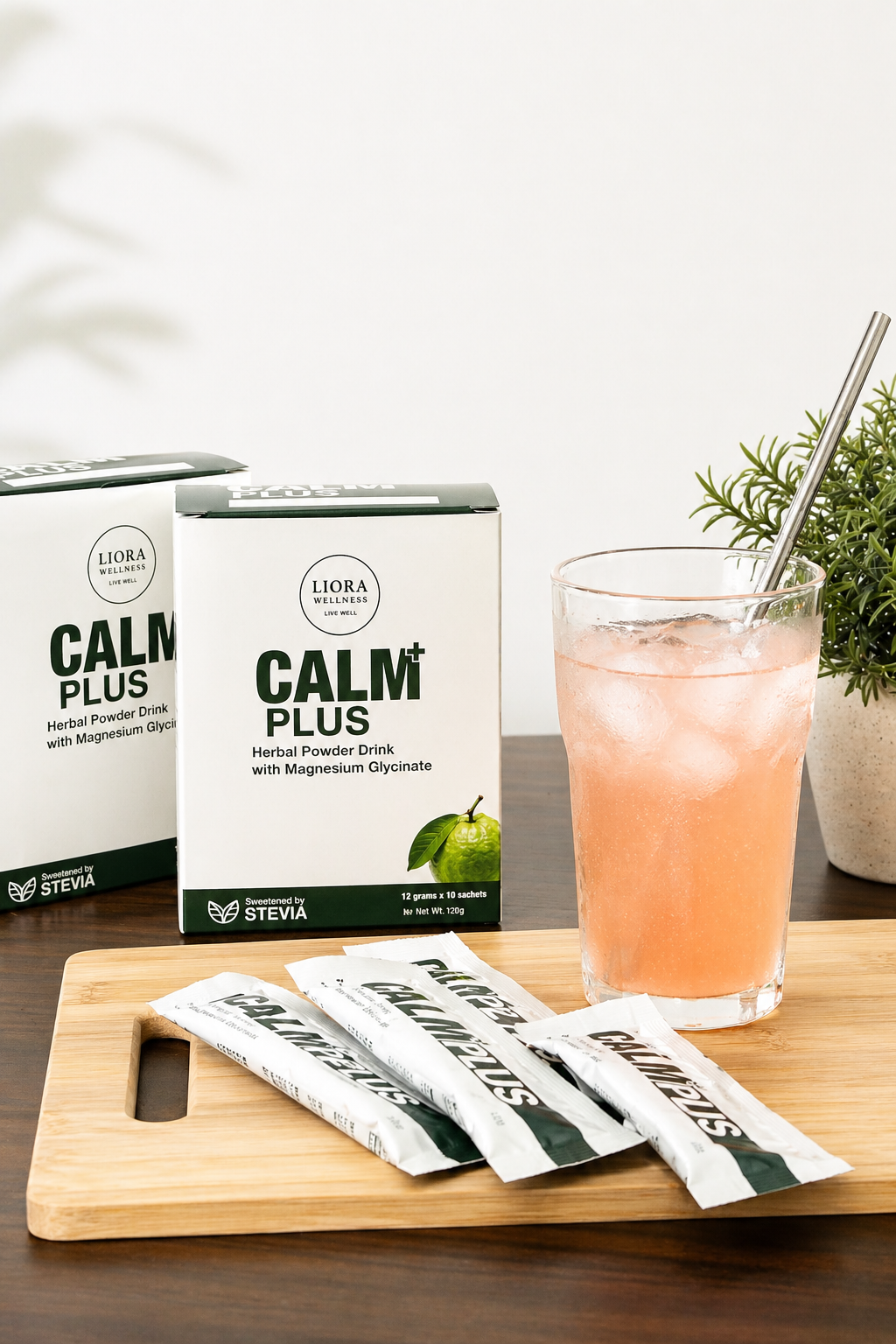 Calm Plus Powder Drink with Magnesium Glycinate/20 Night Calm Routine